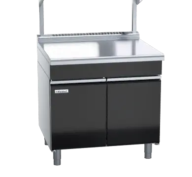 Waldorf Bold BTLB8900S-CD - 900mm Bench Top With Salamander Support Low Back Version - Cabinet Base