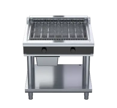 Waldorf Bold CHLB8900ED-LS - 900mm Electric Chargrill Low Back Version - Leg Stand