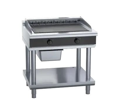 Waldorf Bold CHLB8900ED-LS - 900mm Electric Chargrill Low Back Version - Leg Stand