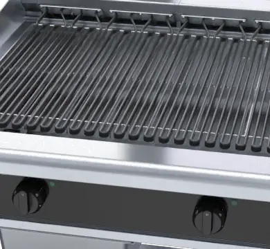 Waldorf Bold CHLB8900ED-LS - 900mm Electric Chargrill Low Back Version - Leg Stand