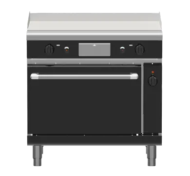 Waldorf Bold GPB8910GEC - 900mm Gas Griddle Electric Convection Oven Range