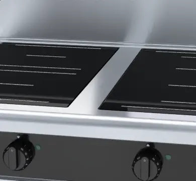 Waldorf Bold INB8400R3F-LS - 900mm Electric Induction Cooktop - Leg Stand