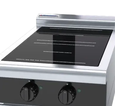 Waldorf Bold INLB8200R3-B - 450mm Electric Induction Cooktop Low Back Version - Bench Model