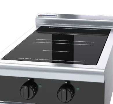 Waldorf Bold INLB8200R5-LS - 450mm Electric Induction Cooktop Low Back Version - Leg Stand