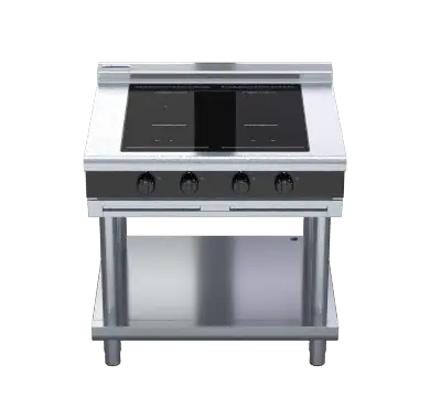 Waldorf Bold INLB8400F-LS - 900mm Electric Induction Cooktop Low Back Version - Leg Stand