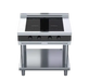 Waldorf Bold INLB8400F-LS - 900mm Electric Induction Cooktop Low Back Version - Leg Stand