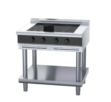 Waldorf Bold INLB8400F-LS - 900mm Electric Induction Cooktop Low Back Version - Leg Stand