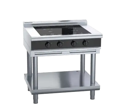 Waldorf Bold INLB8400F-LS - 900mm Electric Induction Cooktop Low Back Version - Leg Stand