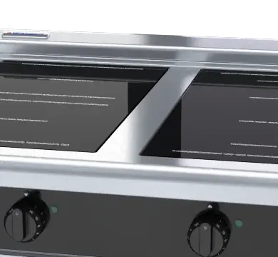Waldorf Bold INLB8400R3F-B - 900mm Electric Induction Cooktop Low Back Version - Bench Model