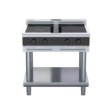 Waldorf Bold INLB8400R3F-LS - 900mm Electric Induction Cooktop Low Back Version - Leg Stand