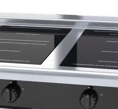 Waldorf Bold INLB8400R5F-CD - 900mm Electric Induction Cooktop Low Back Version - Cabinet Base