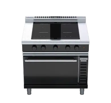 Waldorf Bold INLB8410ECF - 900mm Induction Range Convection Oven Low Back Version