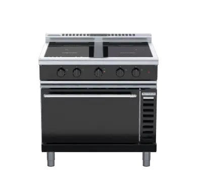 Waldorf Bold INLB8410ECR3 - 900mm Induction Range Convection Oven Low Back Version