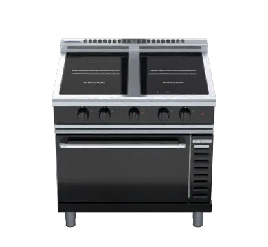 Waldorf Bold INLB8410ECR3 - 900mm Induction Range Convection Oven Low Back Version
