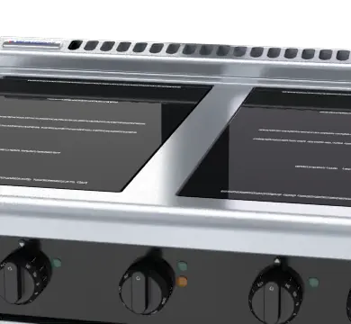 Waldorf Bold INLB8410ECR3 - 900mm Induction Range Convection Oven Low Back Version