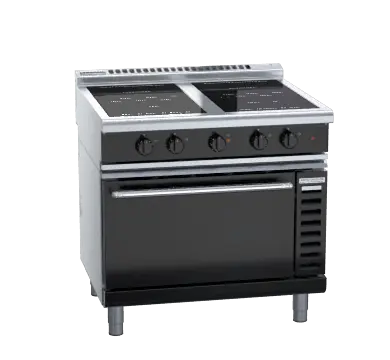 Waldorf Bold INLB8410ECR5F - 900mm Induction Range Convection Oven Low Back Version