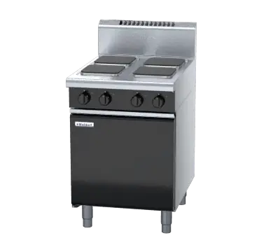 Waldorf Bold RNB8400SE-CD - 600mm Electric Cooktop Sealed Hobs - Cabinet Base
