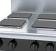 Waldorf Bold RNB8400SE-LS - 600mm Electric Cooktop Sealed Hobs - Leg Stand