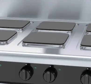 Waldorf Bold RNB8600SE-CD - 900mm Electric Cooktop Sealed Hobs - Cabinet Base