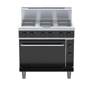 Waldorf Bold RNB8610SEC - 900mm Electric Sealed Hobs Range Convection Oven