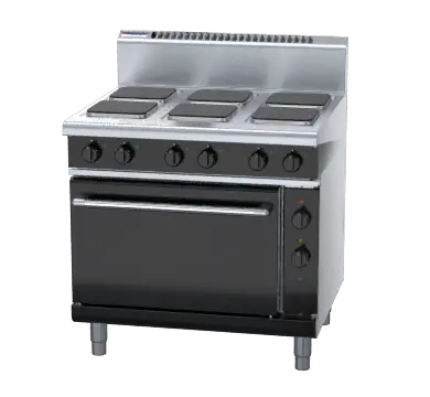 Waldorf Bold RNB8610SEC - 900mm Electric Sealed Hobs Range Convection Oven