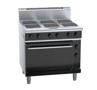 Waldorf Bold RNB8610SEC - 900mm Electric Sealed Hobs Range Convection Oven