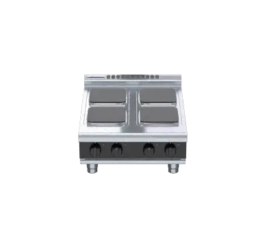 Waldorf Bold RNLB8400SE-B - 600mm Electric Cooktop Sealed Hobs Low Back Version - Bench Model