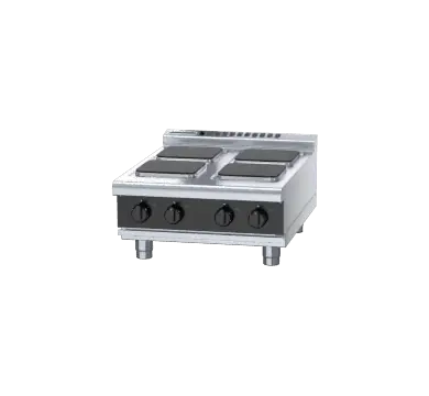 Waldorf Bold RNLB8400SE-B - 600mm Electric Cooktop Sealed Hobs Low Back Version - Bench Model