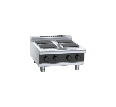 Waldorf Bold RNLB8400SE-B - 600mm Electric Cooktop Sealed Hobs Low Back Version - Bench Model