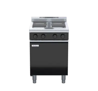 Waldorf Bold RNLB8400SE-CD - 600mm Electric Cooktop Sealed Hobs Low Back Version - Cabinet Base