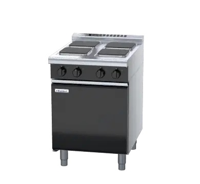 Waldorf Bold RNLB8400SE-CD - 600mm Electric Cooktop Sealed Hobs Low Back Version - Cabinet Base