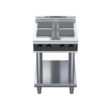 Waldorf Bold RNLB8400SE-LS - 600mm Electric Cooktop Sealed Hobs Low Back Version - Leg Stand