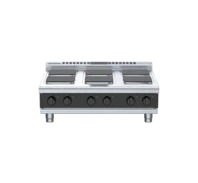 Waldorf Bold RNLB8600SE-B - 900mm Electric Cooktop Sealed Hobs Low Back Version - Bench Model