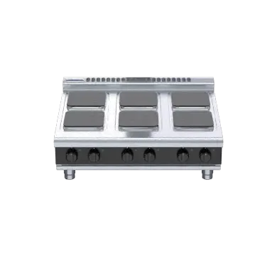 Waldorf Bold RNLB8600SE-B - 900mm Electric Cooktop Sealed Hobs Low Back Version - Bench Model