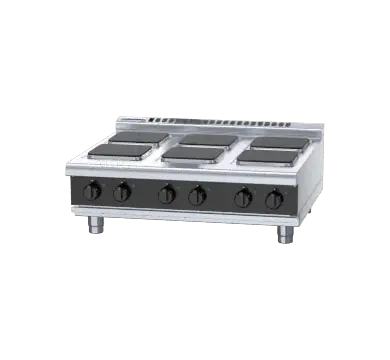 Waldorf Bold RNLB8600SE-B - 900mm Electric Cooktop Sealed Hobs Low Back Version - Bench Model