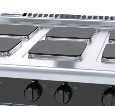 Waldorf Bold RNLB8600SE-B - 900mm Electric Cooktop Sealed Hobs Low Back Version - Bench Model
