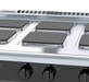 Waldorf Bold RNLB8600SE-B - 900mm Electric Cooktop Sealed Hobs Low Back Version - Bench Model