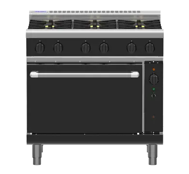 Waldorf Bold RNLB8610GC - 900mm Gas Range Convection Oven Low Back Version
