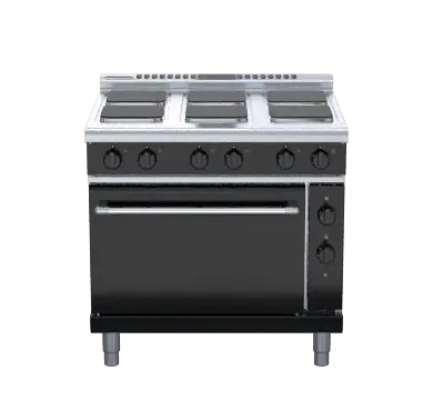 Waldorf Bold RNLB8610SE - 600mm Electric Sealed Hobs Range Static Oven Low Back Version