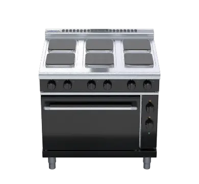 Waldorf Bold RNLB8610SE - 600mm Electric Sealed Hobs Range Static Oven Low Back Version