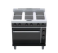 Waldorf Bold RNLB8610SE - 600mm Electric Sealed Hobs Range Static Oven Low Back Version