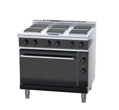 Waldorf Bold RNLB8610SE - 600mm Electric Sealed Hobs Range Static Oven Low Back Version
