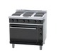 Waldorf Bold RNLB8610SE - 600mm Electric Sealed Hobs Range Static Oven Low Back Version