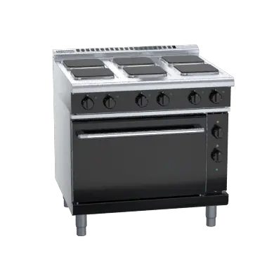 Waldorf Bold RNLB8610SE - 600mm Electric Sealed Hobs Range Static Oven Low Back Version
