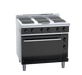 Waldorf Bold RNLB8610SE - 600mm Electric Sealed Hobs Range Static Oven Low Back Version