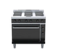 Waldorf Bold RNLB8610SEC - 900mm Electric Sealed Hobs Range Convection Oven Low Back Version