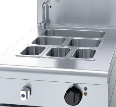 Waldorf 800 Series BM8450E - 450mm Electric Bain Marie 1/1 GN - 160mm Splash Back