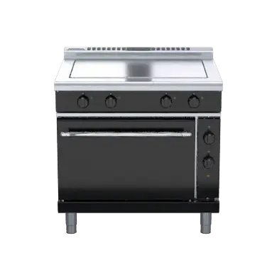 Waldorf bold RNLB8114EC - 900mm Electric Solid Top Convection Oven Range Low Back Version