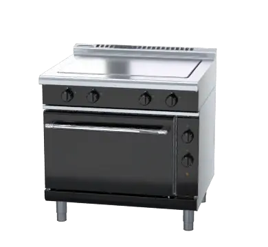 Waldorf bold RNLB8114EC - 900mm Electric Solid Top Convection Oven Range Low Back Version
