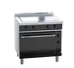 Waldorf bold RNLB8114EC - 900mm Electric Solid Top Convection Oven Range Low Back Version